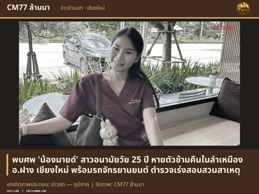 เครดิตภาพประกอบ: ข่าวสด — ภูมิภาค | จัดภาพ: CM77 ล้านนา