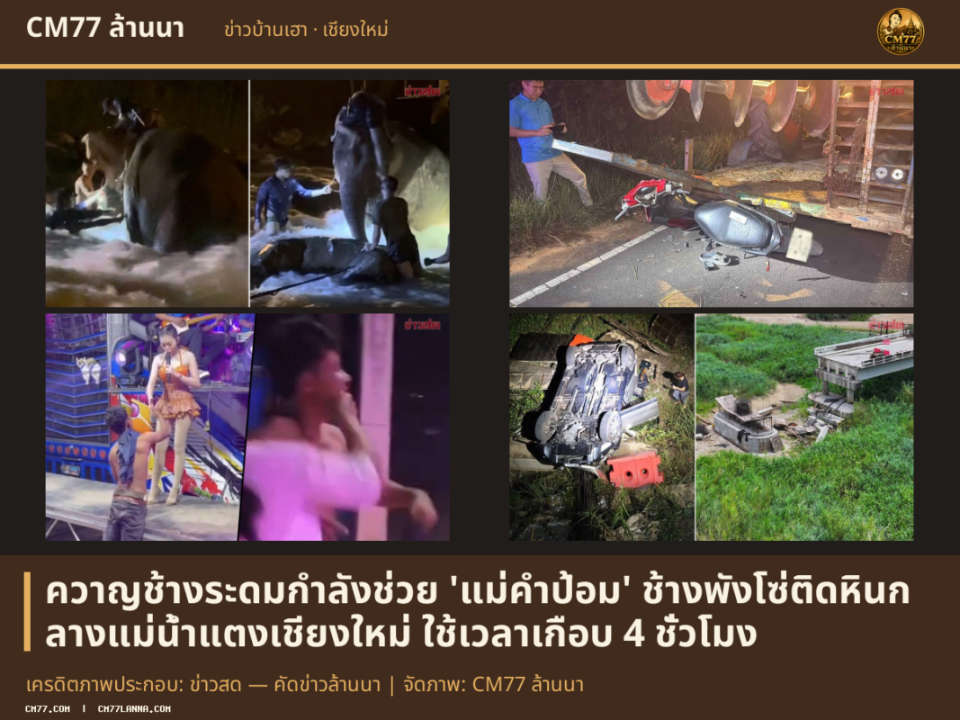 เครดิตภาพประกอบ: ข่าวสด — คัดข่าวล้านนา | จัดภาพ: CM77 ล้านนา