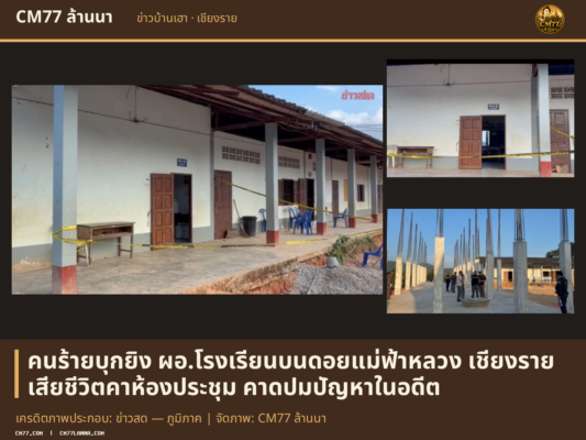 เครดิตภาพประกอบ: ข่าวสด — ภูมิภาค | จัดภาพ: CM77 ล้านนา