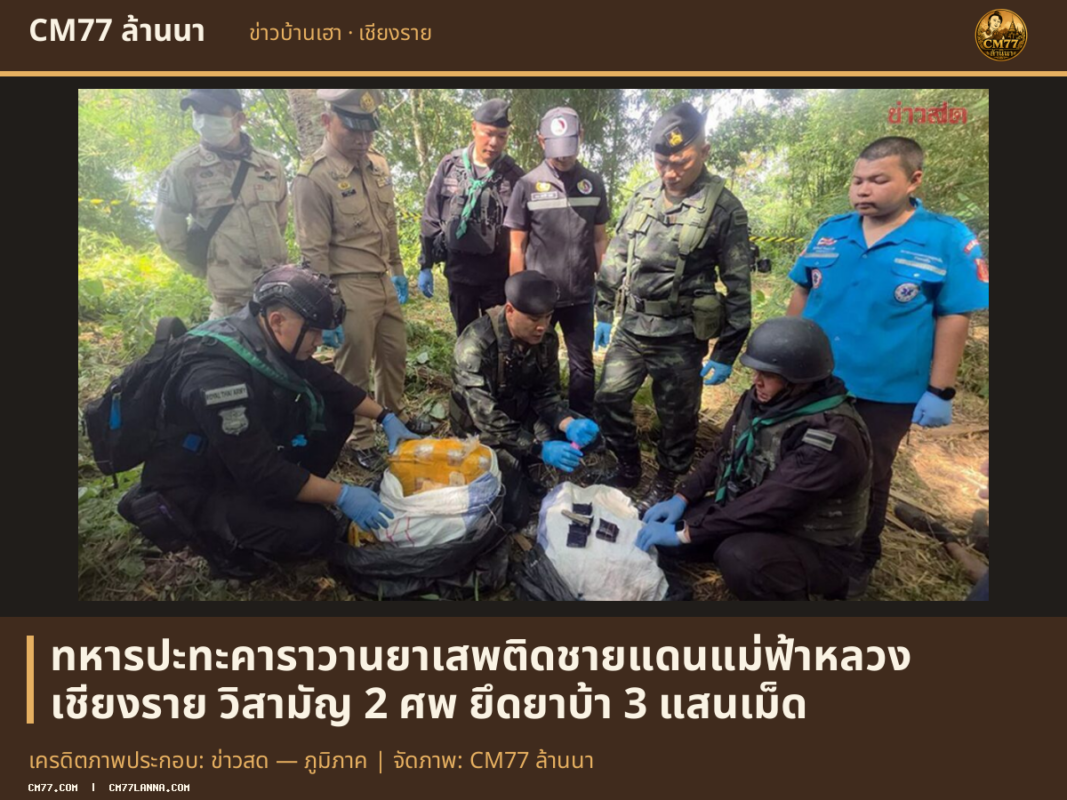 เครดิตภาพประกอบ: ข่าวสด — ภูมิภาค | จัดภาพ: CM77 ล้านนา