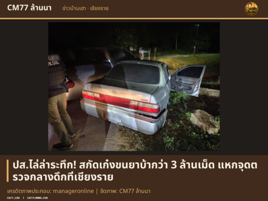 เครดิตภาพประกอบ: manageronline | จัดภาพ: CM77 ล้านนา