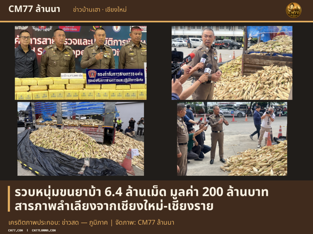 เครดิตภาพประกอบ: ข่าวสด — ภูมิภาค | จัดภาพ: CM77 ล้านนา