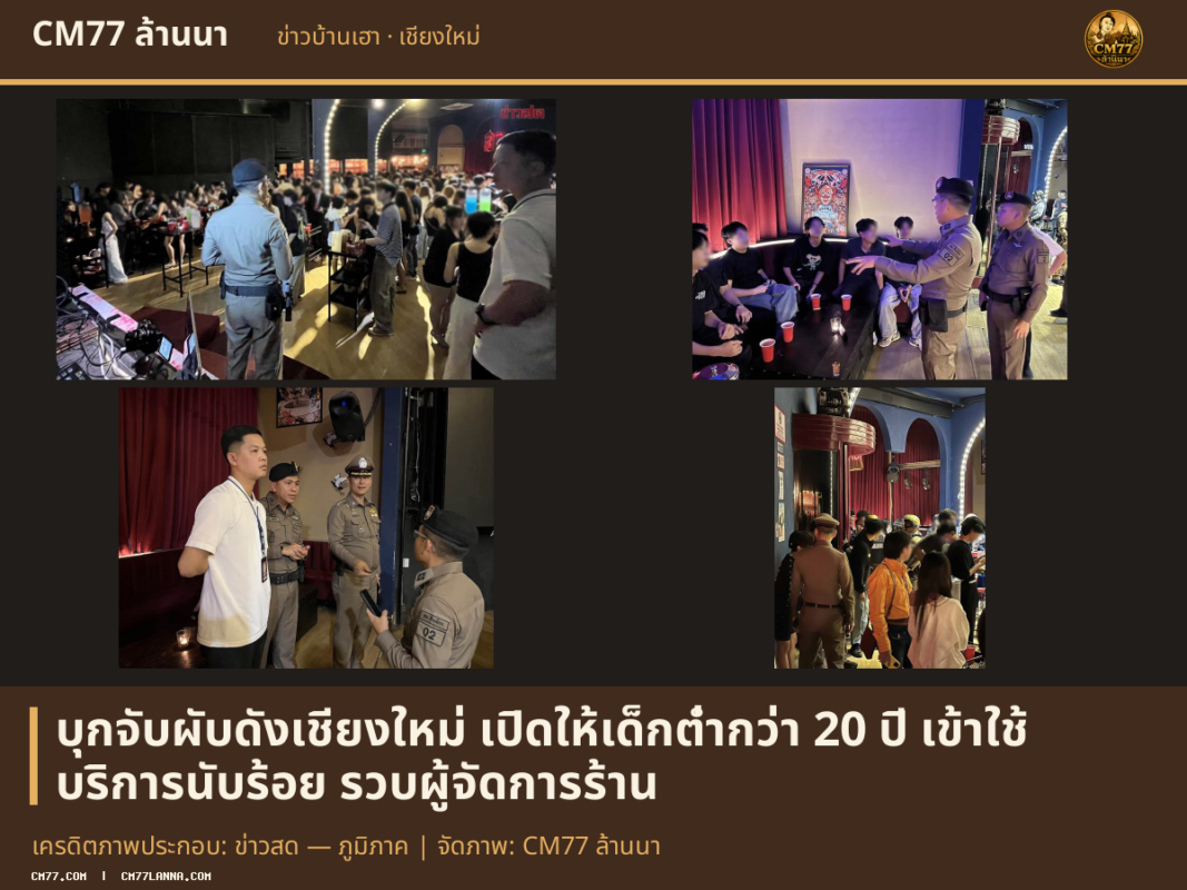 เครดิตภาพประกอบ: ข่าวสด — ภูมิภาค | จัดภาพ: CM77 ล้านนา