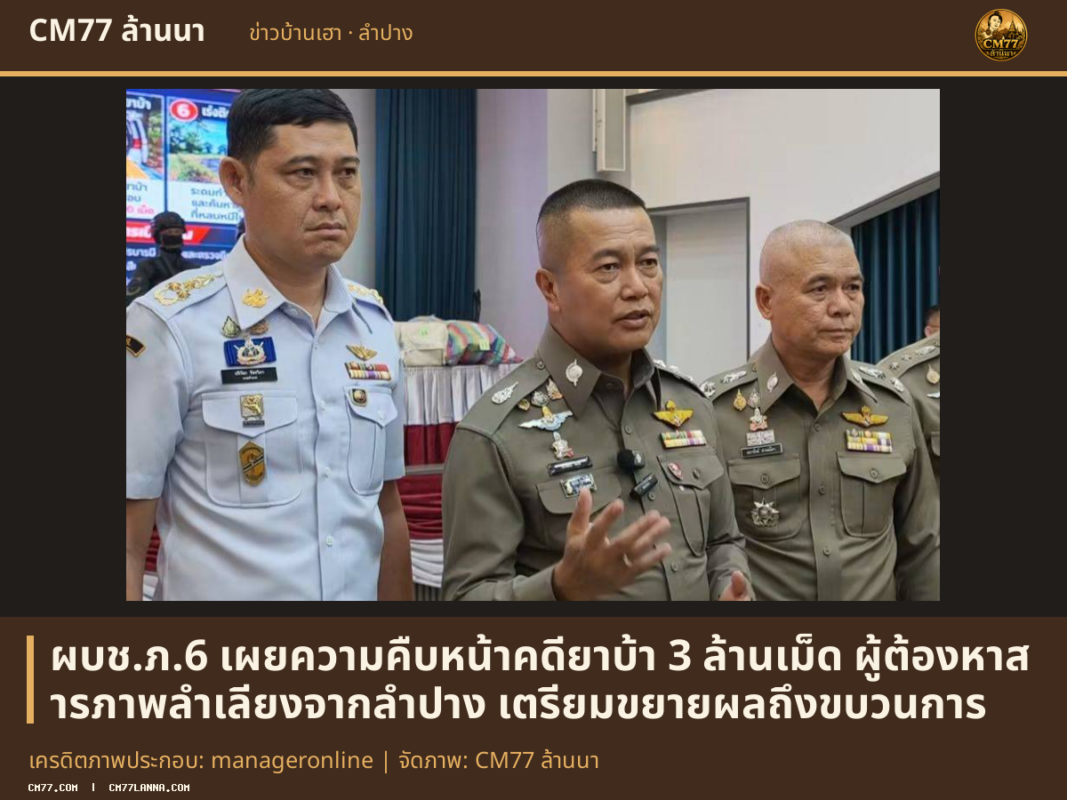 เครดิตภาพประกอบ: manageronline | จัดภาพ: CM77 ล้านนา