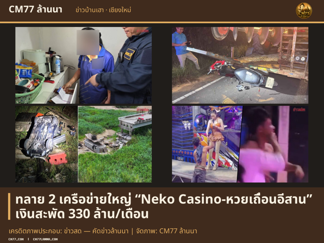 เครดิตภาพประกอบ: ข่าวสด — คัดข่าวล้านนา | จัดภาพ: CM77 ล้านนา